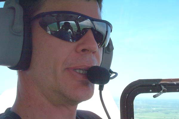 mike radioing tower or chatting with dennis maust mike radioing tower or chatting with dennis maust