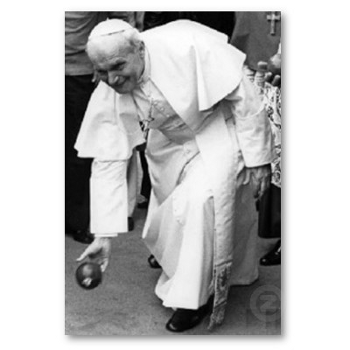 Pope playing bocce